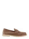 Brunello Cucinelli Suede Loafers In Multi