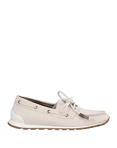 Brunello Cucinelli Suede Loafers With Rubber Pebbles In Pink