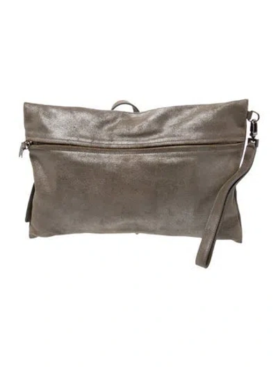 Pre-owned Brunello Cucinelli Suede Messenger Bag In Brown