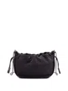 Brunello Cucinelli Suede Mini `mellow` Bucket Bag In Blue