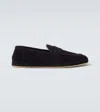 Brunello Cucinelli Suede Penny Loafers