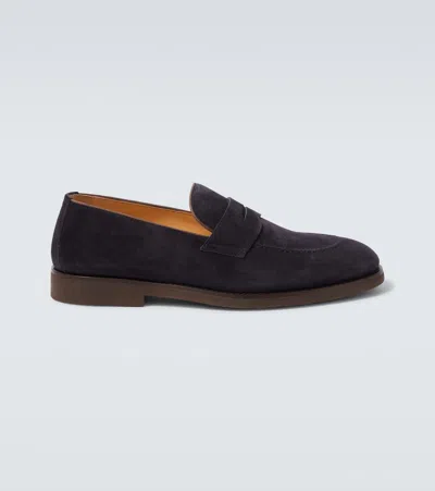 Brunello Cucinelli Suede Loafers