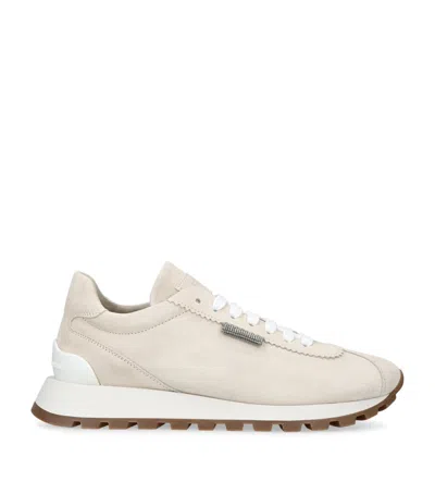 BRUNELLO CUCINELLI SUEDE RUNNER SNEAKERS