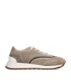 Brunello Cucinelli Monili Bead-detail Sneakers In Beige