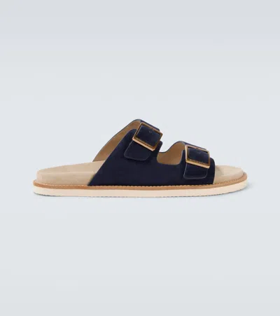 BRUNELLO CUCINELLI SUEDE SANDALS