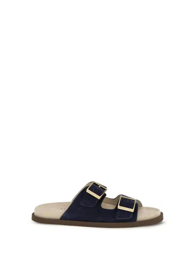 BRUNELLO CUCINELLI SUEDE SANDALS