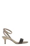 Brunello Cucinelli Suede Sandals With Precious Insert In Grey