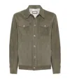 BRUNELLO CUCINELLI SUEDE SHIRT JACKET