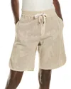 Brunello Cucinelli Leather Short In Multi
