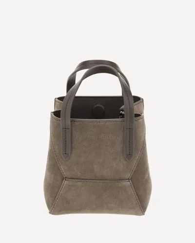 BRUNELLO CUCINELLI SUEDE SHOULDER BAG