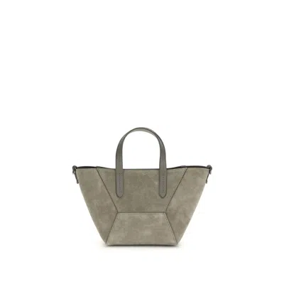 Brunello Cucinelli Suede Shoulder Bag