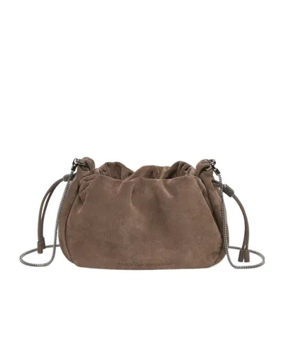BRUNELLO CUCINELLI BRUNELLO CUCINELLI DRAWSTRING SHOULDER BAG