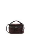 Brunello Cucinelli Suede Shoulder Bag In Brown