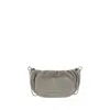 Brunello Cucinelli Suede Shoulder Bag In Gray