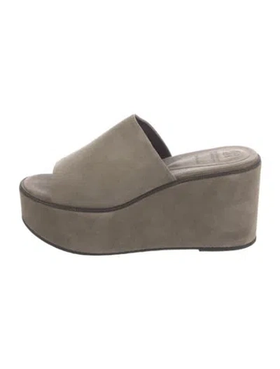 Pre-owned Brunello Cucinelli Suede Slides