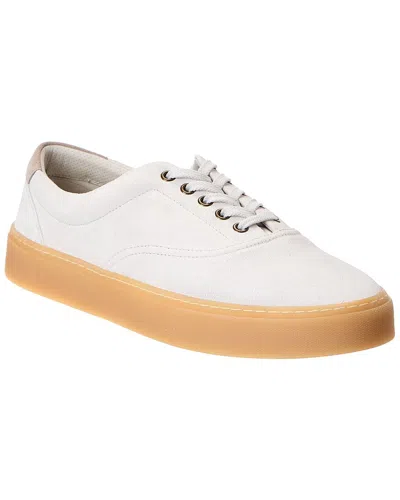 Brunello Cucinelli Suede Sneaker In White