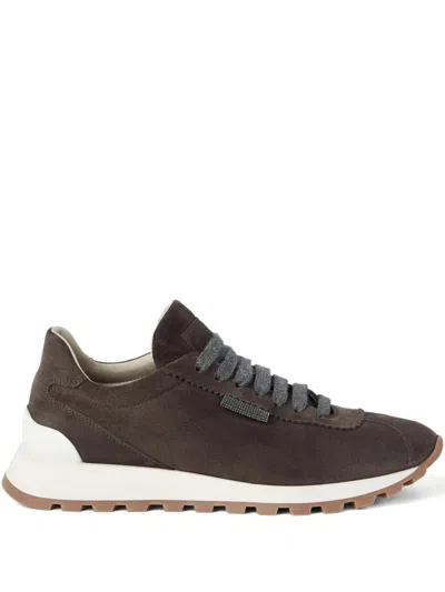 Brunello Cucinelli Suede Sneakers