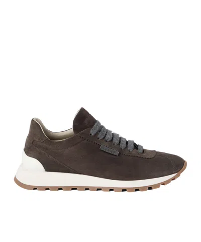 BRUNELLO CUCINELLI SUEDE SNEAKERS