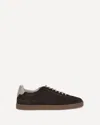 Brunello Cucinelli Dark Brown Leather Sneakers