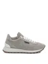 Brunello Cucinelli Monili-embellished Sneakers In Beige