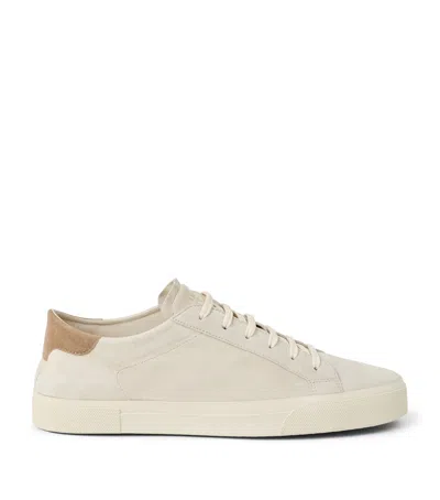 Brunello Cucinelli Suede Sneakers In Beige