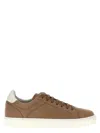 Brunello Cucinelli Nubuck Sneakers In Beige
