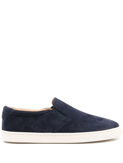 Brunello Cucinelli Suede Sneakers In Black