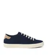 Brunello Cucinelli Suede Sneakers In Blue