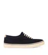 Brunello Cucinelli Suede Sneakers In Gold
