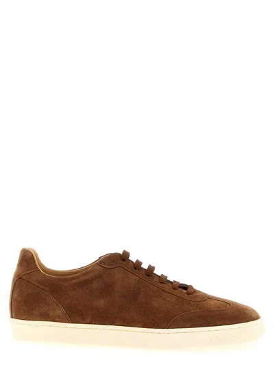 Brunello Cucinelli Suede Sneakers Brown