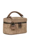 Brunello Cucinelli Suede Top-handle Tote Bag