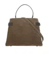 Brunello Cucinelli Suede Tote Bag In Brown