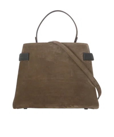 Brunello Cucinelli Suede Tote Bag In Brown