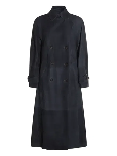 BRUNELLO CUCINELLI SUEDE TRENCH COAT