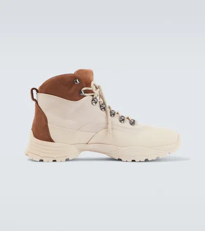 Brunello Cucinelli Lace-up Boots In Neutral