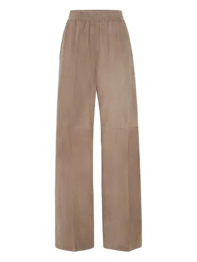 BRUNELLO CUCINELLI SUEDE TROUSERS