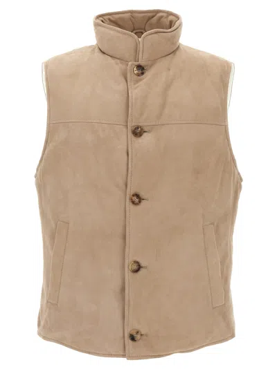 BRUNELLO CUCINELLI SUEDE VEST