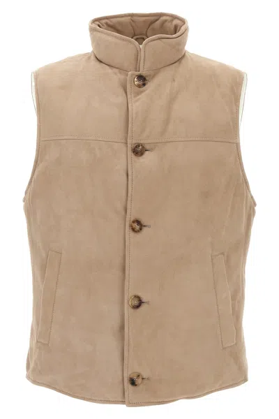 BRUNELLO CUCINELLI SUEDE VEST