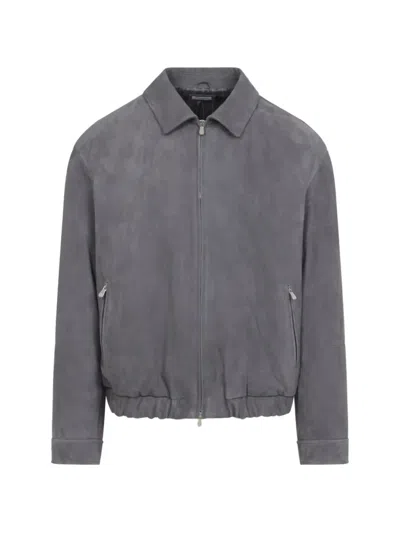 BRUNELLO CUCINELLI SUEDE ZIP JACKET