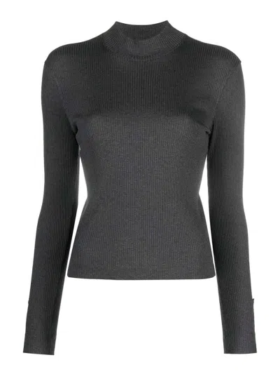 Brunello Cucinelli Turtleneck Sweater In Grey