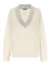 Brunello Cucinelli Net Mesh In White