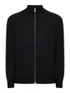 Brunello Cucinelli Silk Cashmere Cardigan Sweaters And Cardigans Black In Black