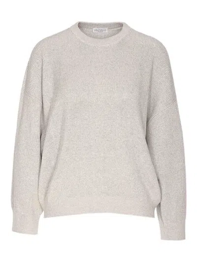Brunello Cucinelli Sweater In Gray