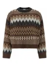 Brunello Cucinelli Sequin And Cashmere Sweater Sweaters And Cardigans Brown In Brown