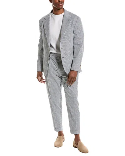 Brunello Cucinelli Suit In Blue