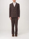 Brunello Cucinelli Long-sleeved Suit In Brown