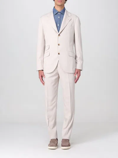 Brunello Cucinelli Suit  Men Color Beige