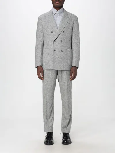 BRUNELLO CUCINELLI SUIT BRUNELLO CUCINELLI MEN COLOR GREY,H31396020