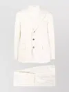 Brunello Cucinelli Leisure Suit With Cotton Blend And Tailored Fit In Gray