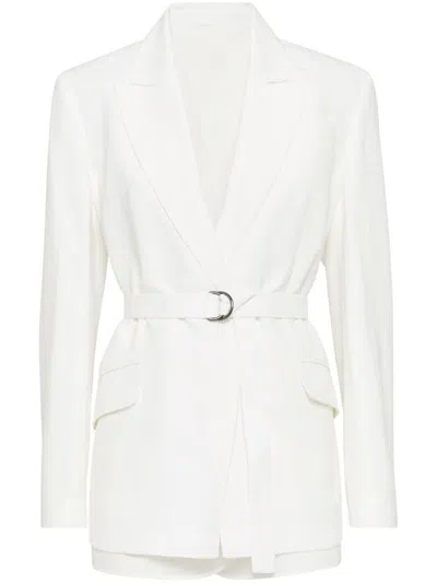 BRUNELLO CUCINELLI BRUNELLO CUCINELLI SUIT TYPE BELT JACKET CLOTHING